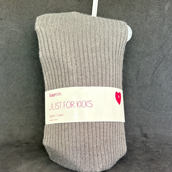 GapKids Gray Ribbed Tights - Picture 1 of 5